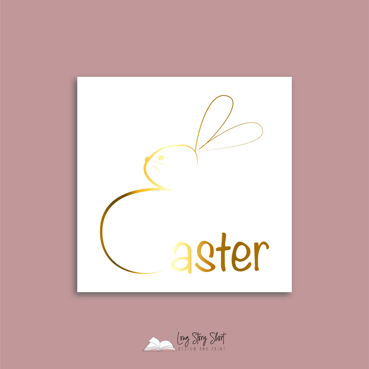 White Easter Vinyl Label Pack (Square) Matte/Gloss/Foil