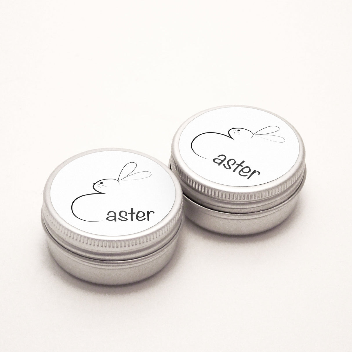 White Easter Vinyl Label Pack (Round) Matte/Gloss/Foil
