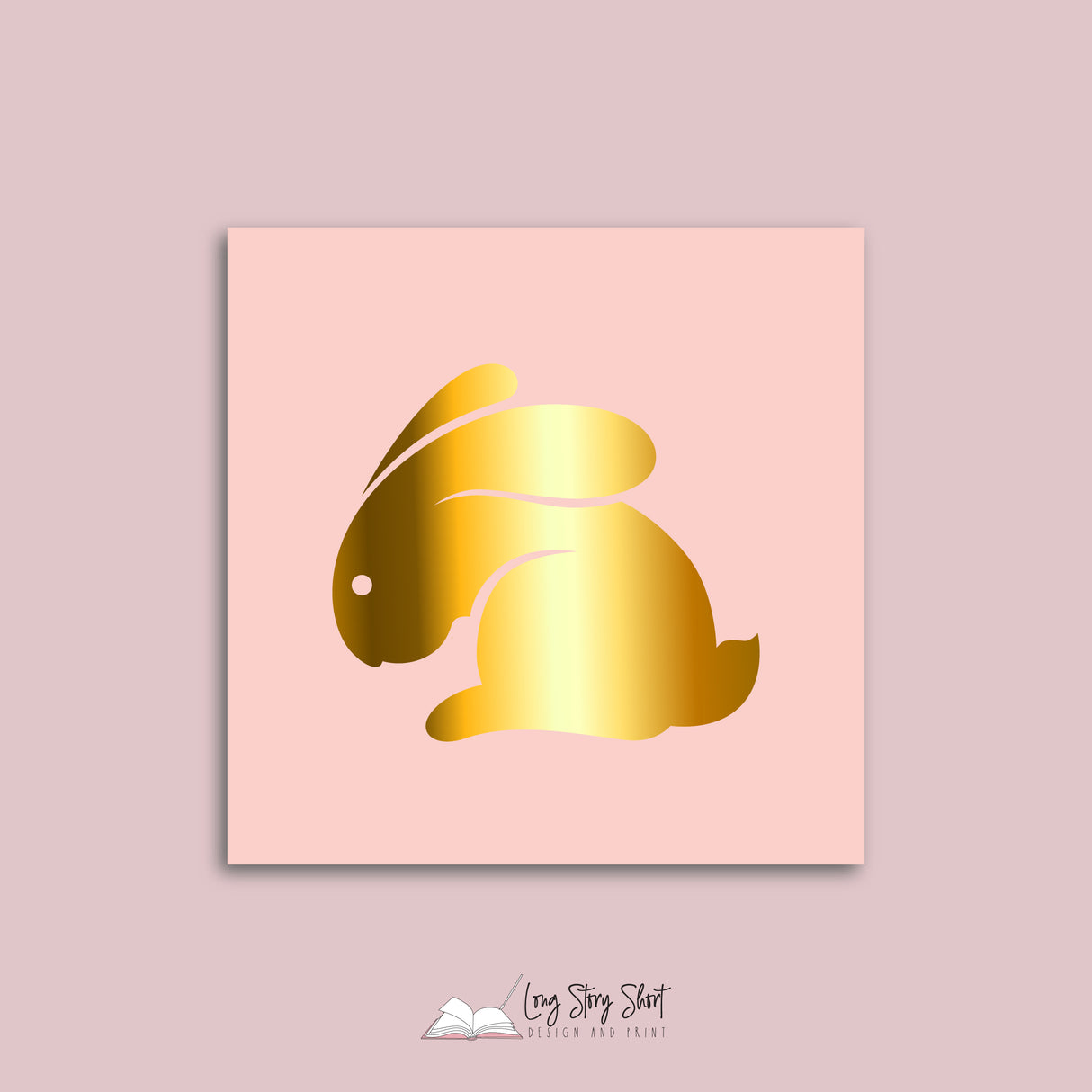 Easter Bunnies Vinyl Label Pack (Square) Matte/Gloss/Foil