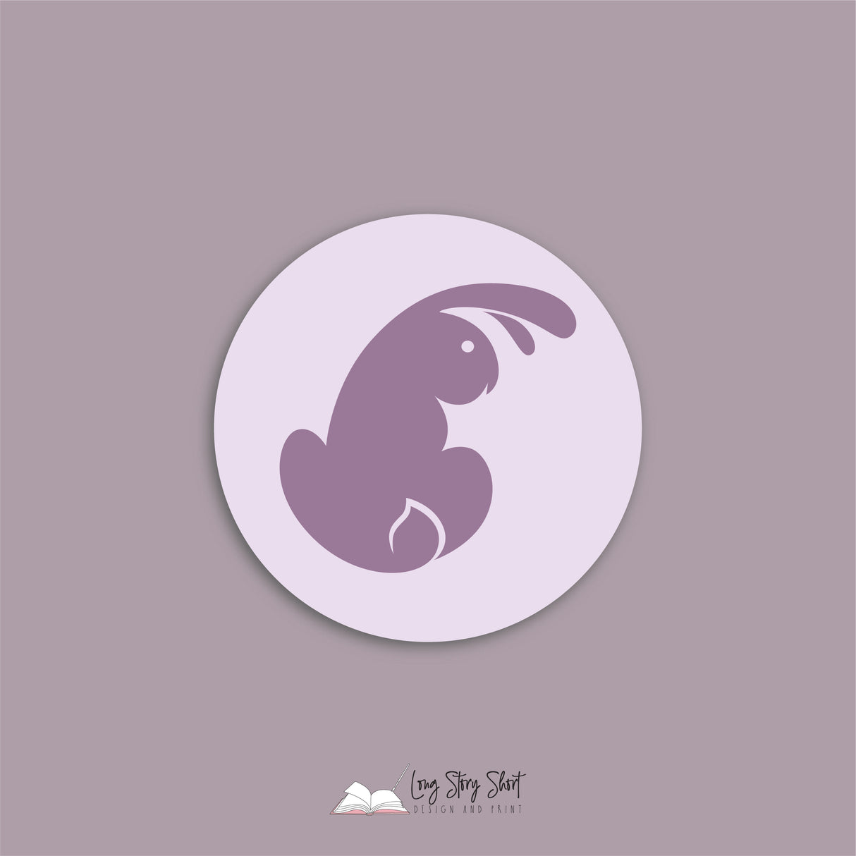 Easter Bunnies Vinyl Label Pack (Round) Matte/Gloss/Foil
