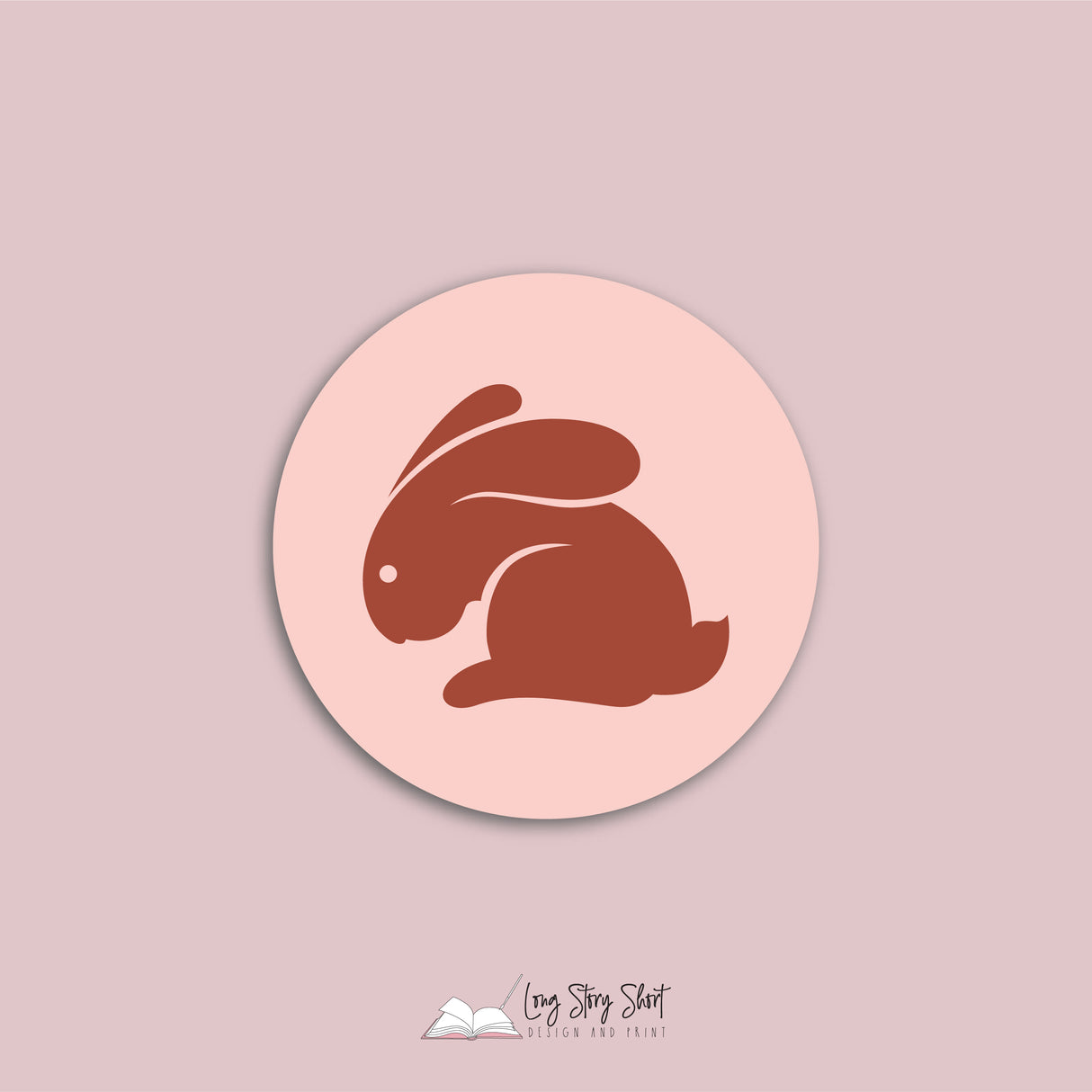 Easter Bunnies Vinyl Label Pack (Round) Matte/Gloss/Foil