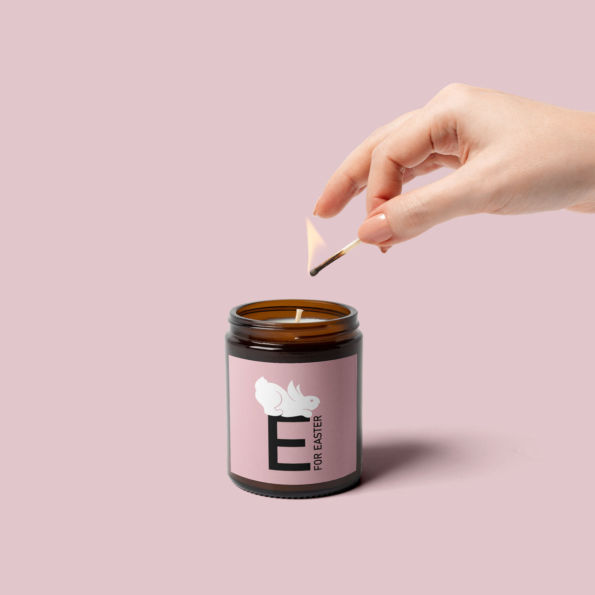 E for Easter Bunny Vinyl Label Pack (Square) Matte/Gloss/Foil