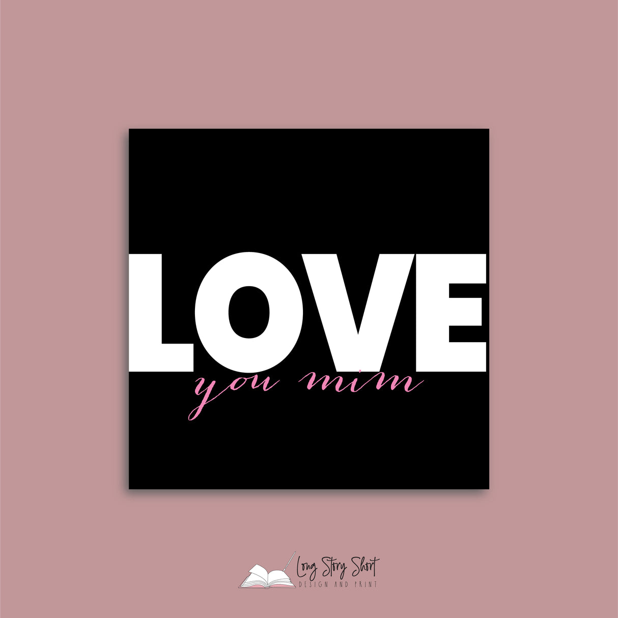 Mum Loves you Vinyl Label Pack