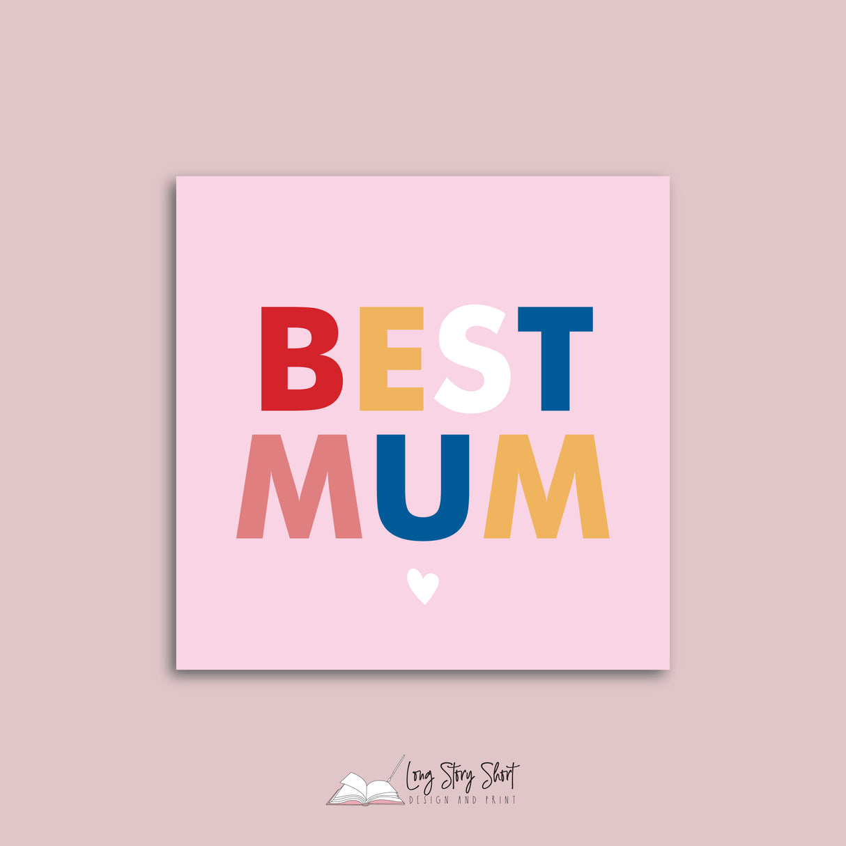 Boss Mum Square Vinyl Label Pack