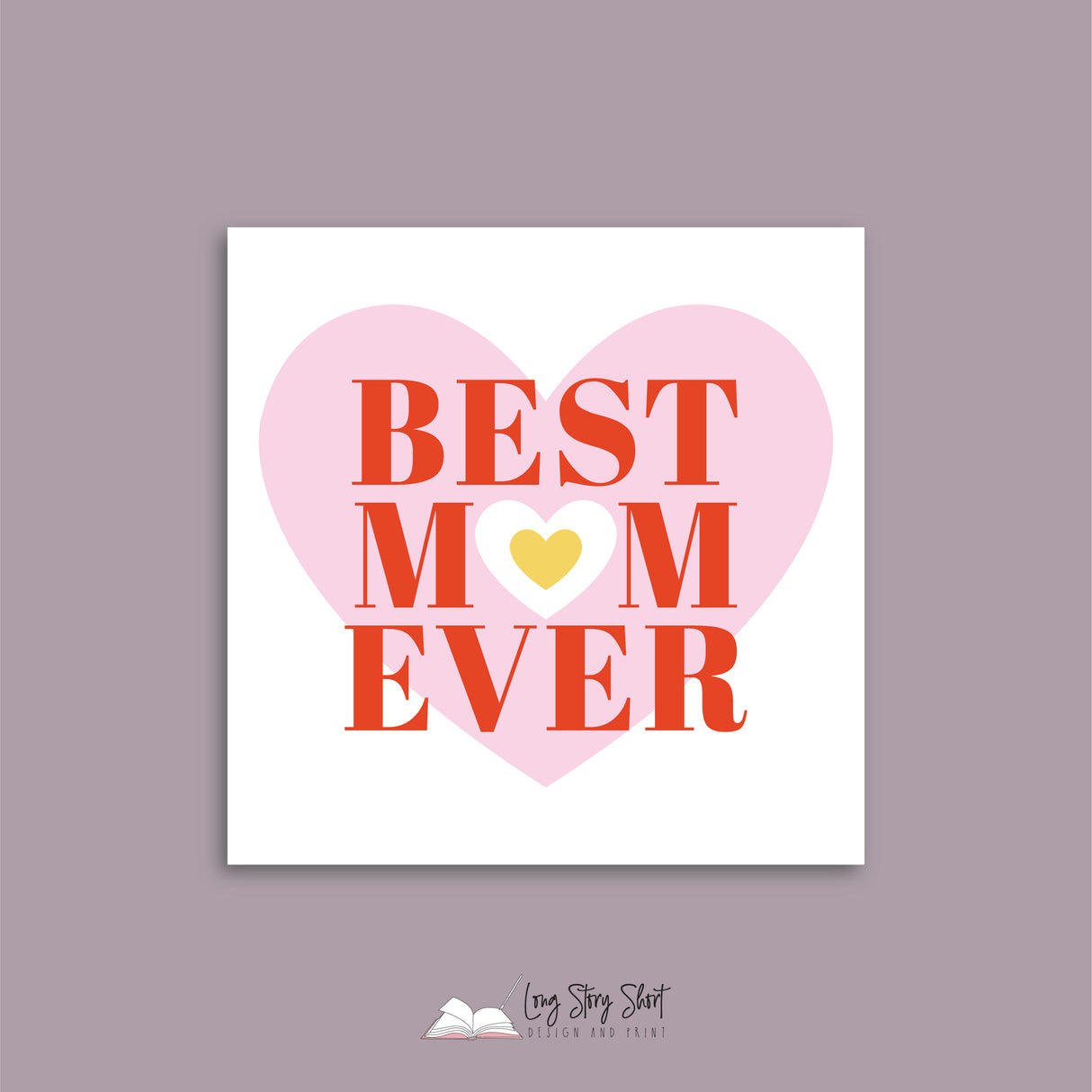 Best Mum Ever Square Vinyl Label Pack