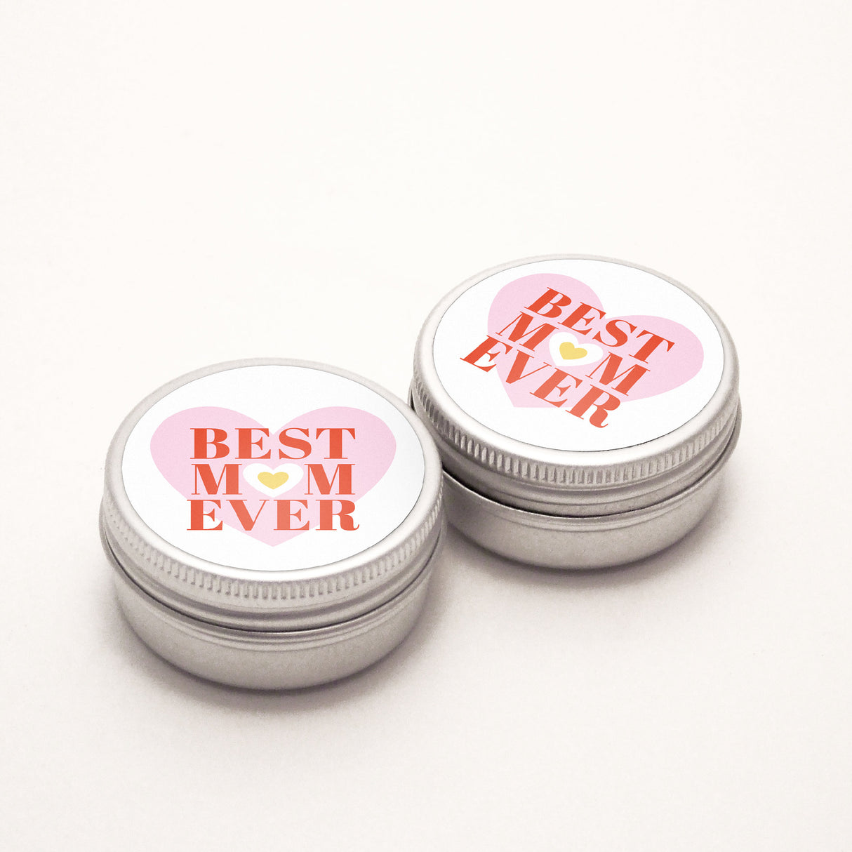 Best Mum Ever Round Vinyl Label Pack