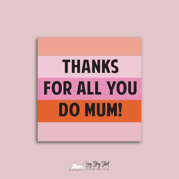 You are amazing mum Vinyl Label Pack