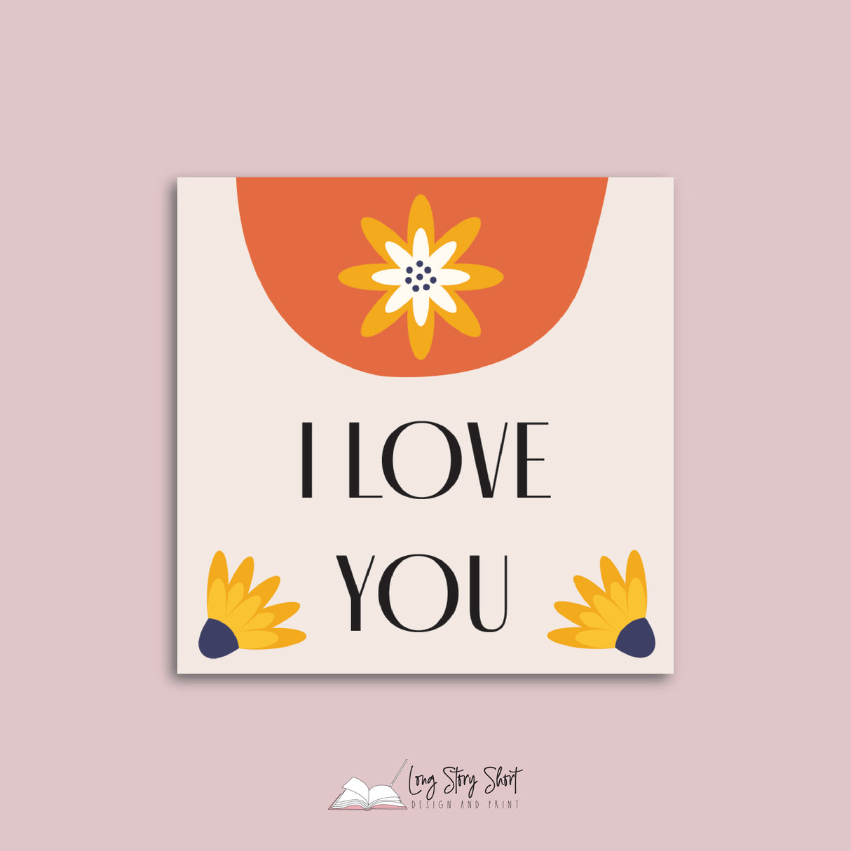 Mother's days flowers Vinyl Label Pack