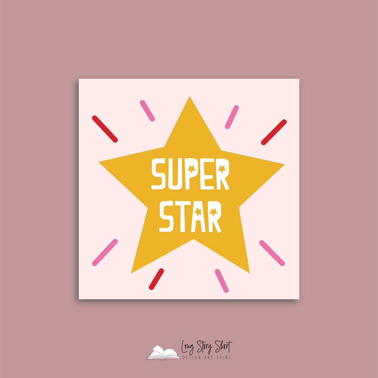 5 star mum Vinyl Label Pack