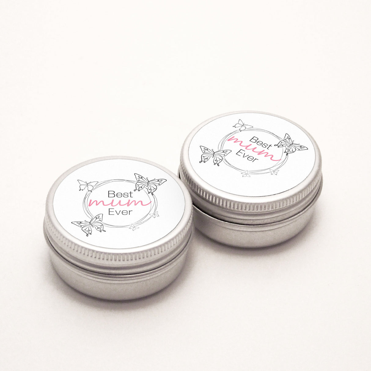 Mum I love you Round Vinyl Label Pack