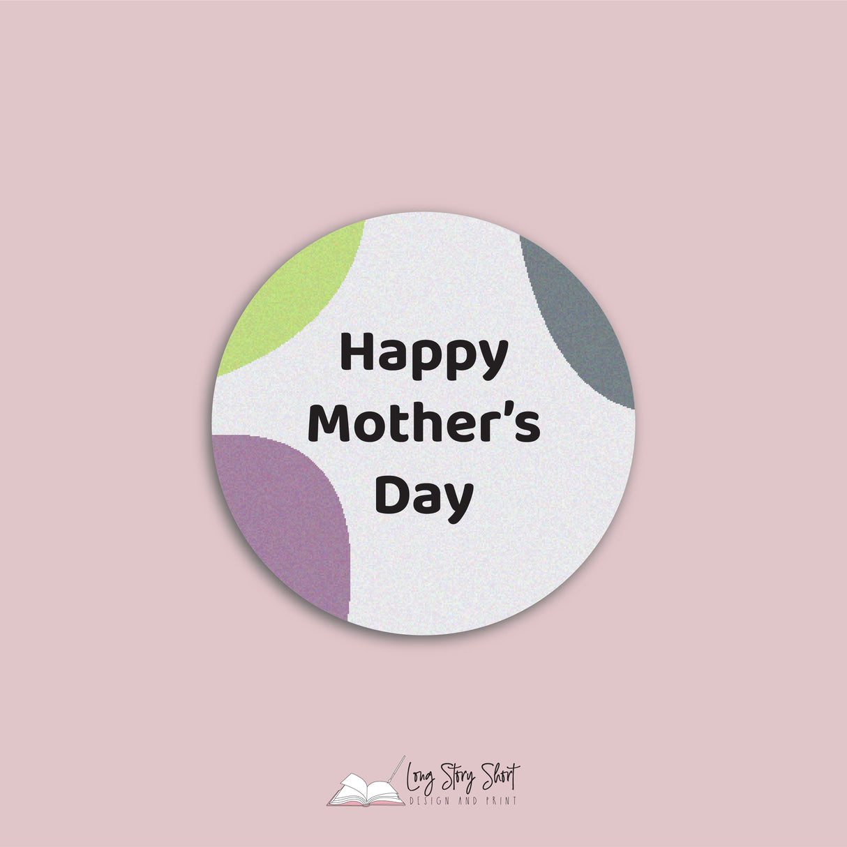 Mum means everything Round Vinyl Label Pack