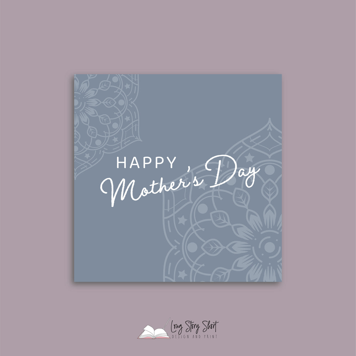 Thank you Mum for all your love Square Vinyl Label Pack