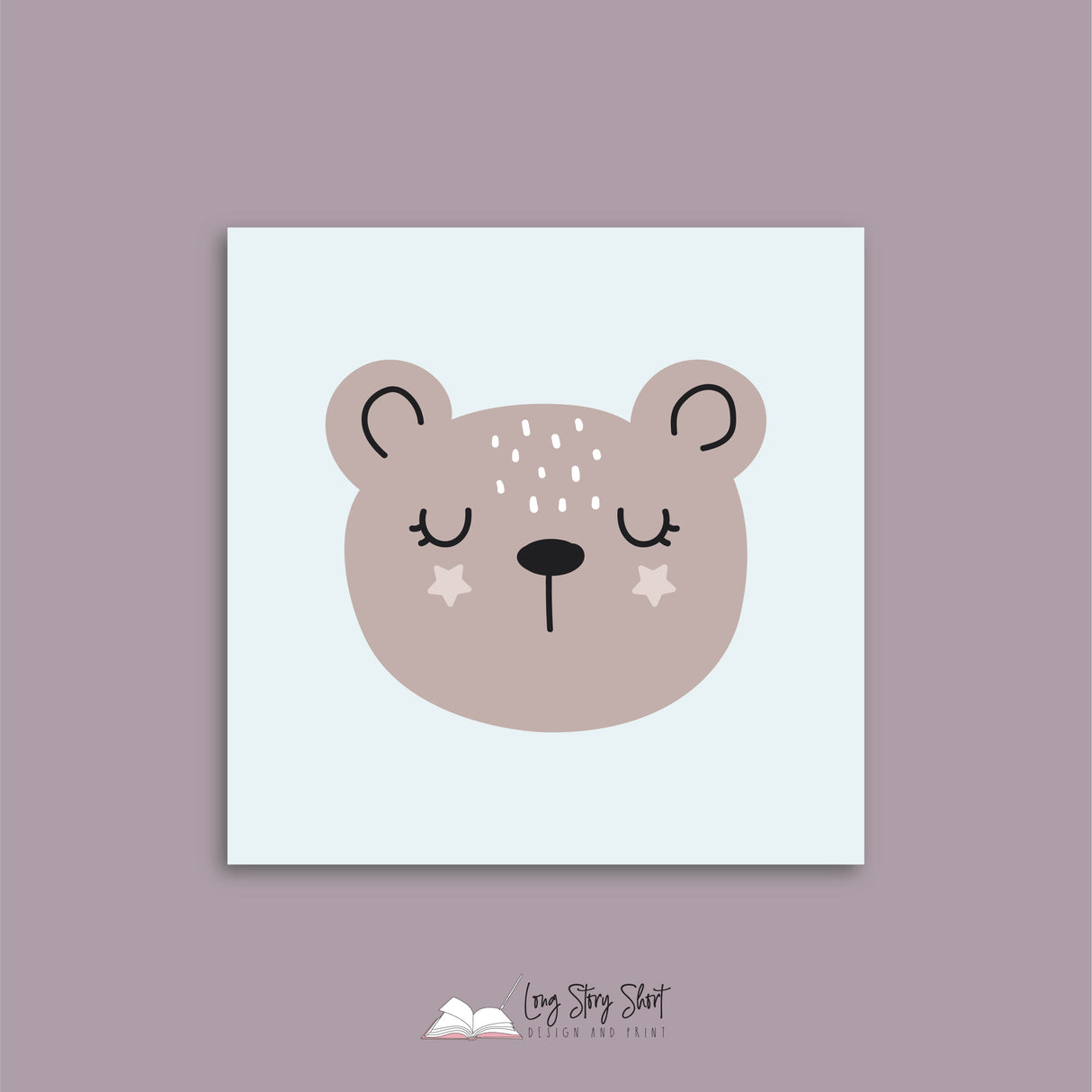 Baby Shower Little Boy Square Vinyl Label Pack