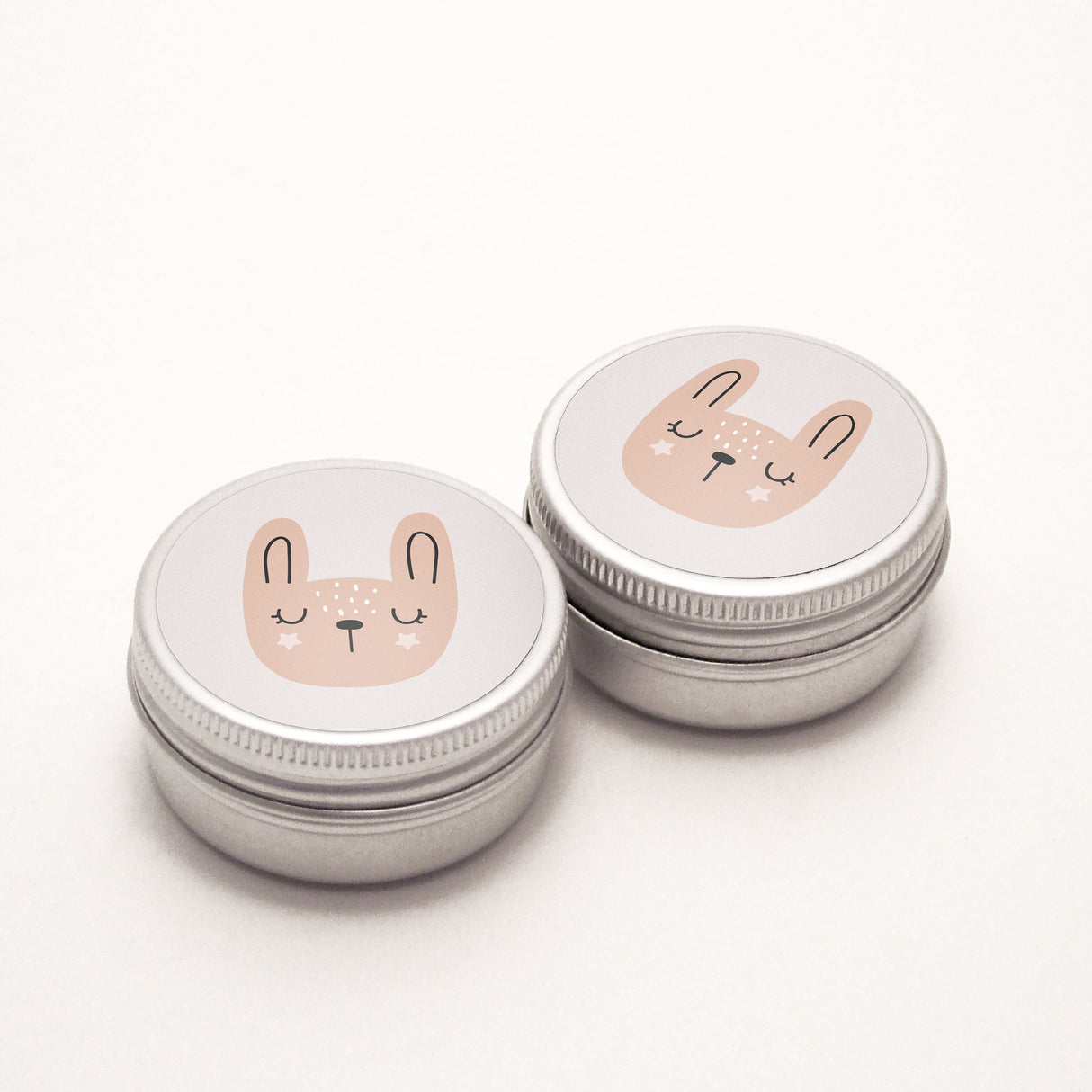 Baby Shower Little Girl Round Vinyl Label Pack