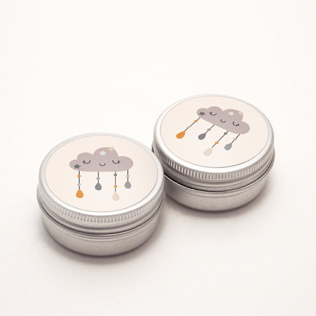 Baby Shower Little Spirit Round Vinyl Label Pack