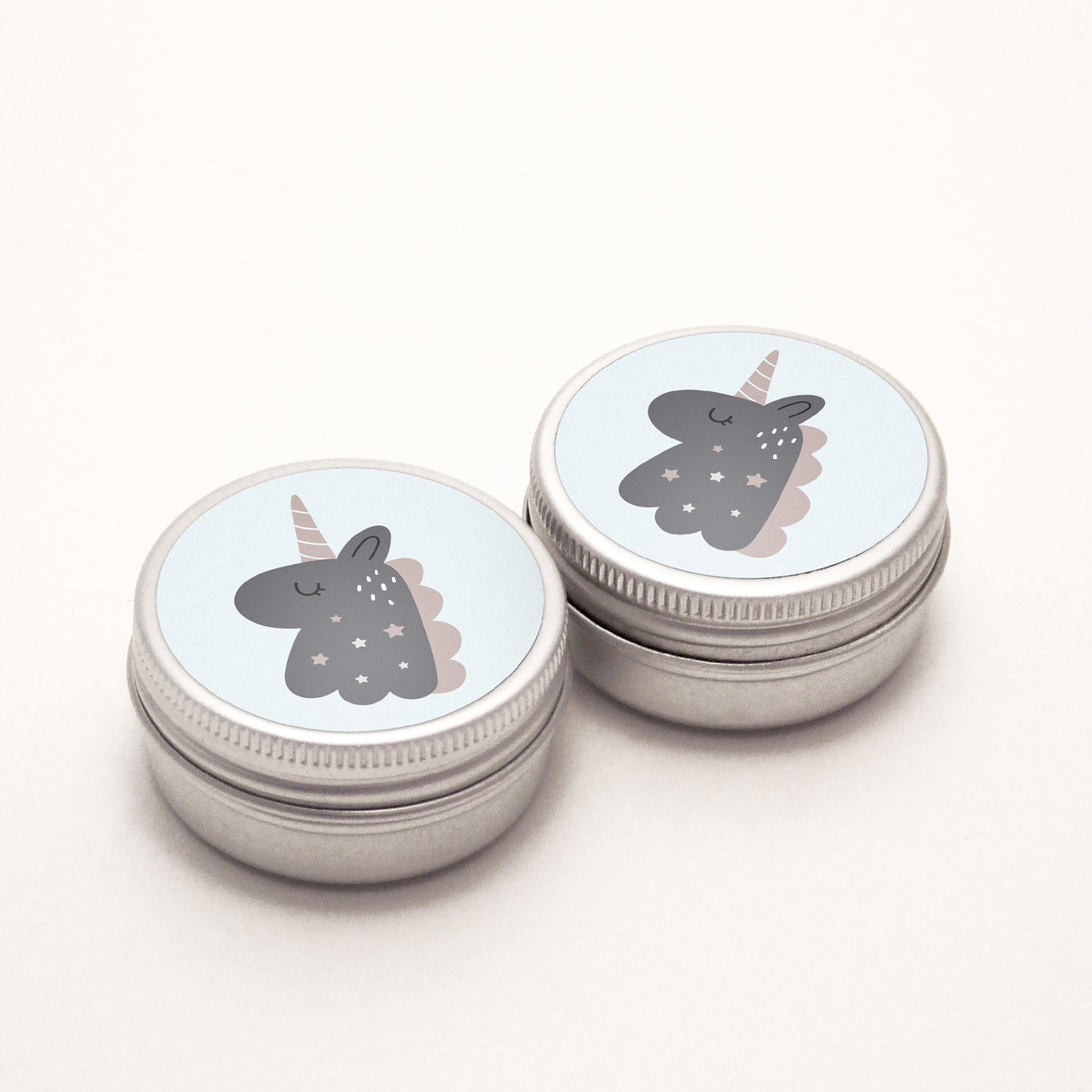 Baby Shower Unicorn Round Vinyl Label Pack