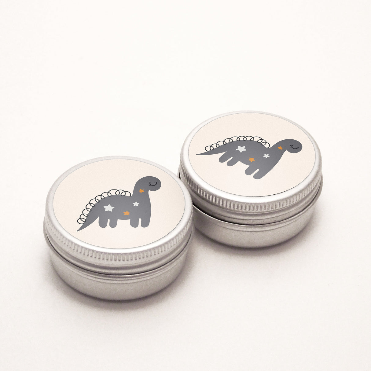 Baby Shower Dino Round Vinyl Label Pack