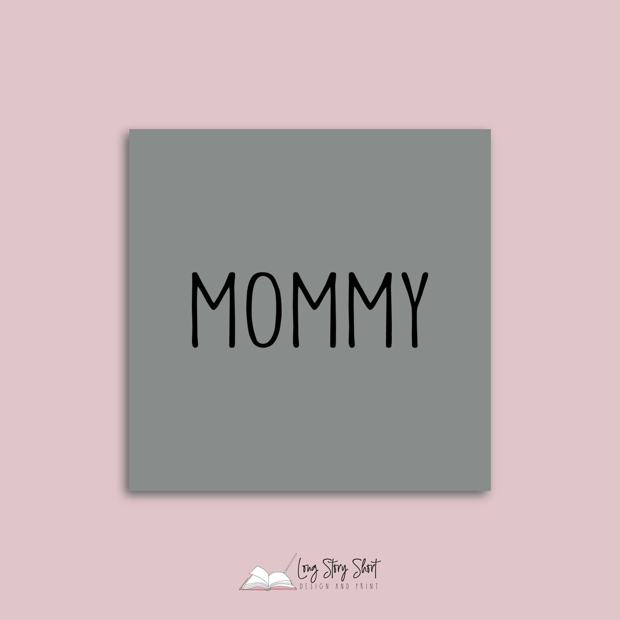 Baby Shower Hello World Square Vinyl Label Pack