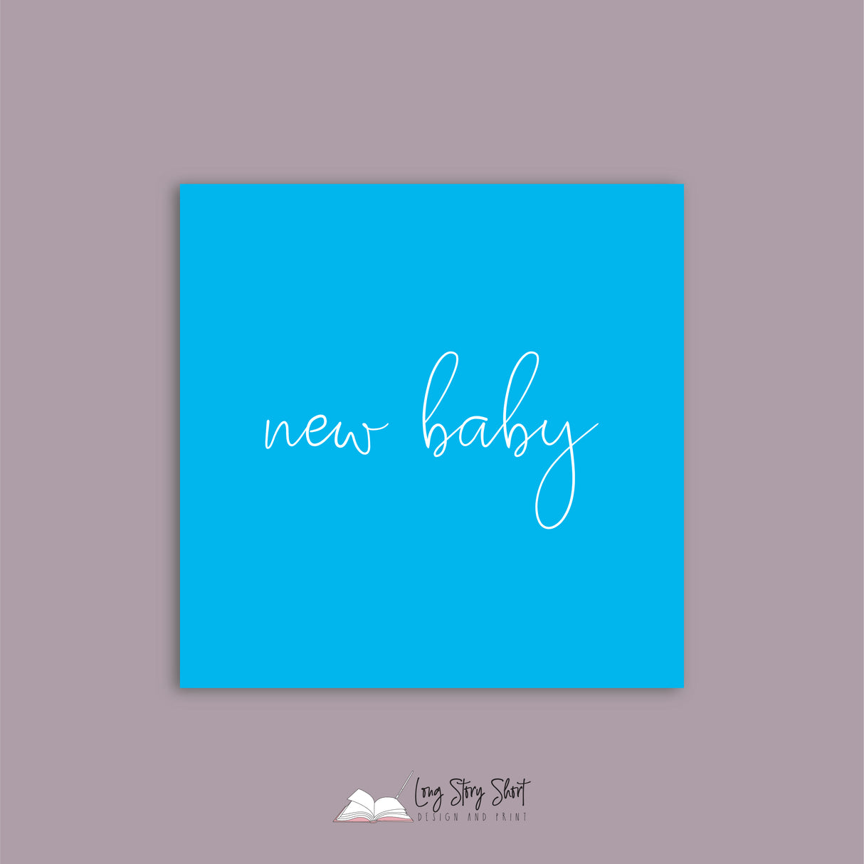 New Baby Blue Vinyl Label Pack