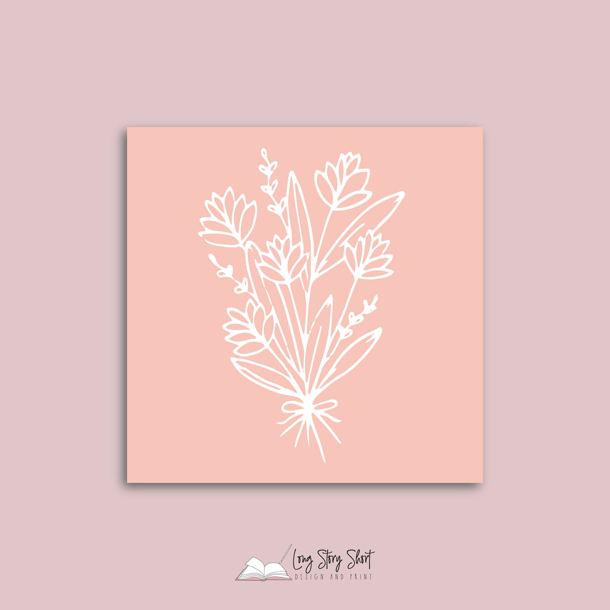 Peach Always in Our Hearts In Memory Vinyl Label Pack