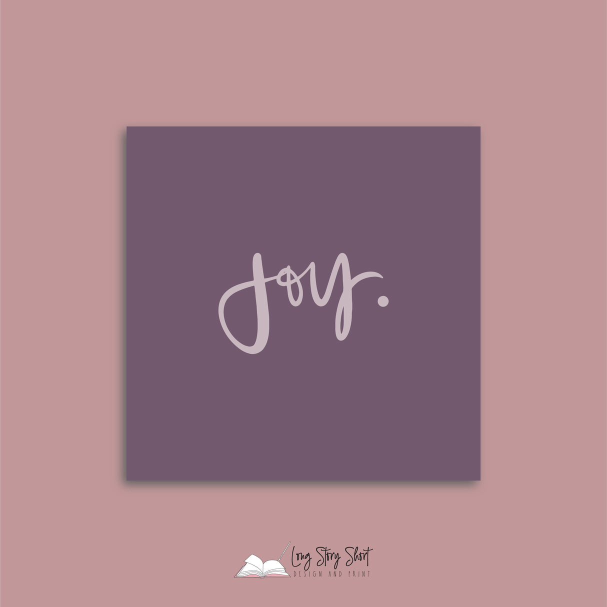 Purple Hand Lettered Christmas Vinyl Label Pack