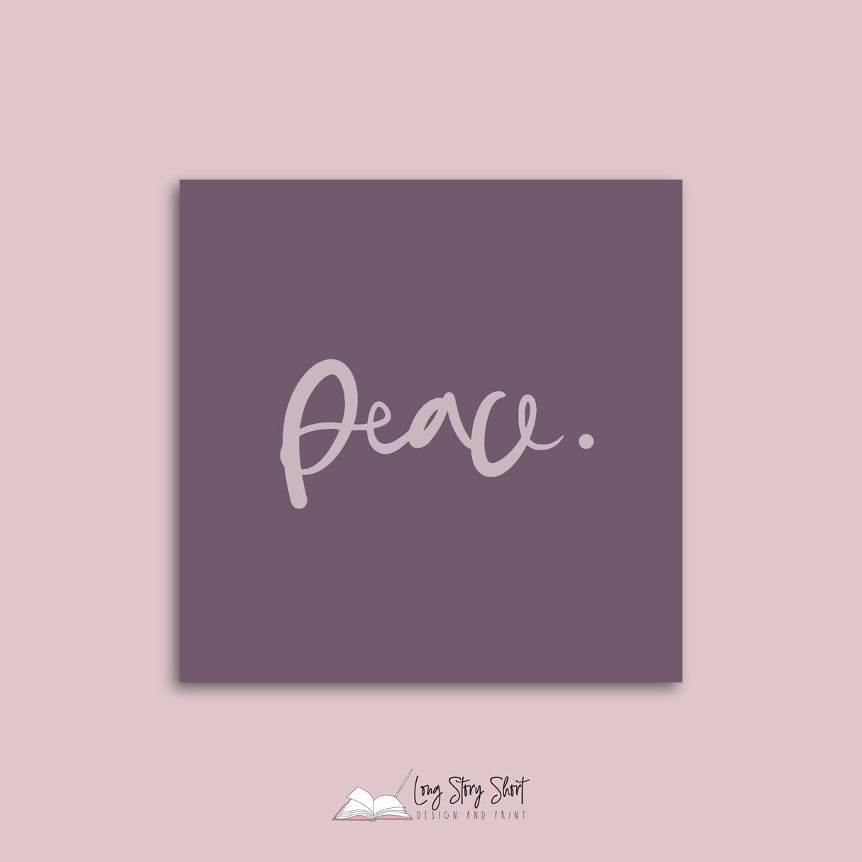 Purple Hand Lettered Christmas Vinyl Label Pack