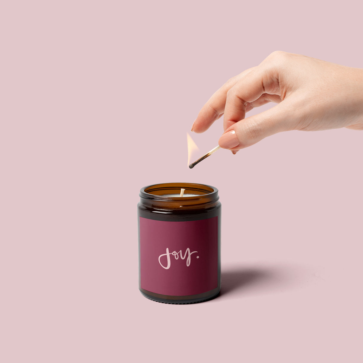 Red Hand Lettered Christmas Vinyl Label Pack