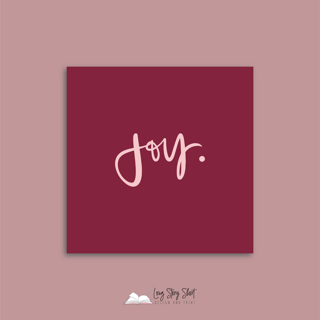 Red Hand Lettered Christmas Vinyl Label Pack