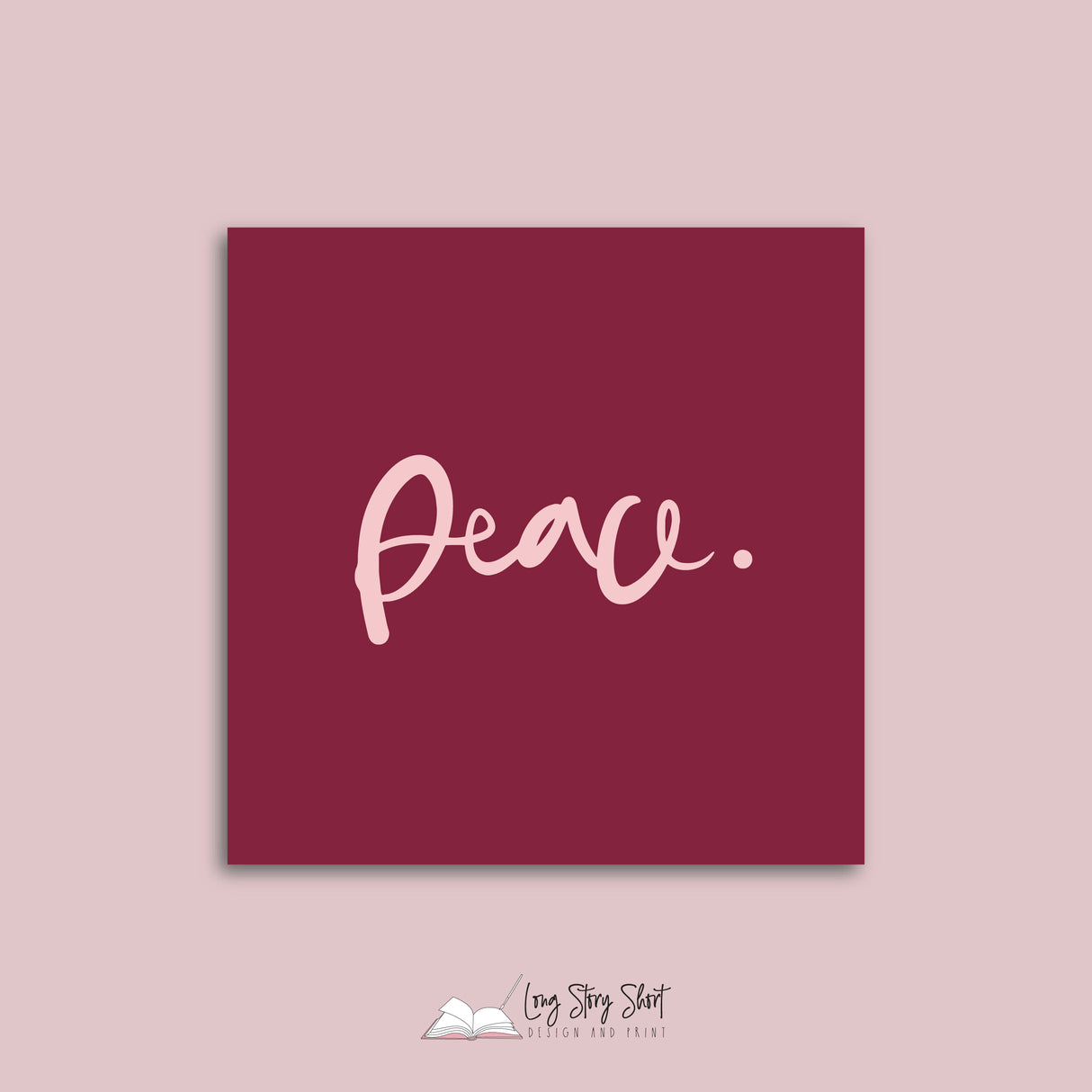 Red Hand Lettered Christmas Vinyl Label Pack