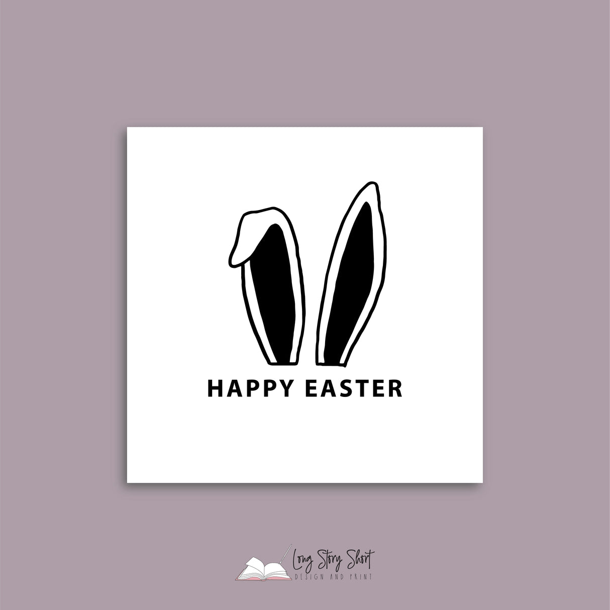 Rose Gold Easter Day Label Pack