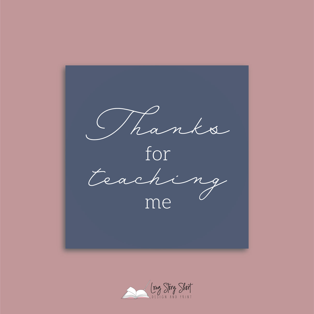 Thanks For Teaching Me Square Vinyl Label Pack