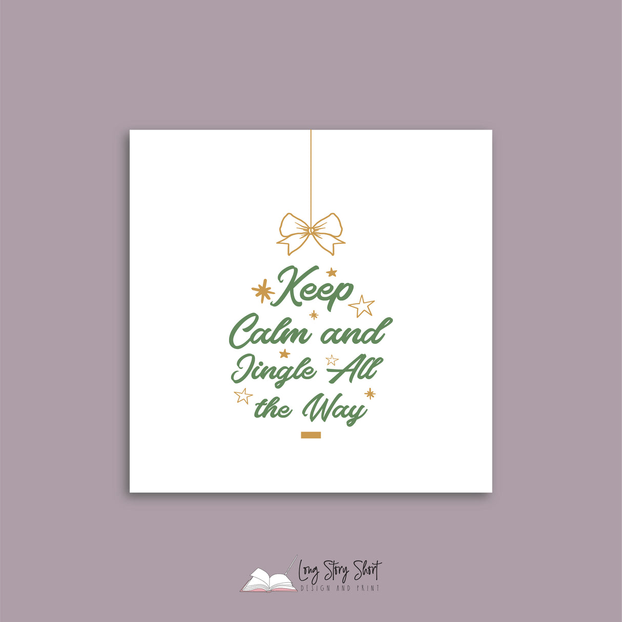 Fair dinkum Christmas Vinyl Label Pack Square Matte/Gloss