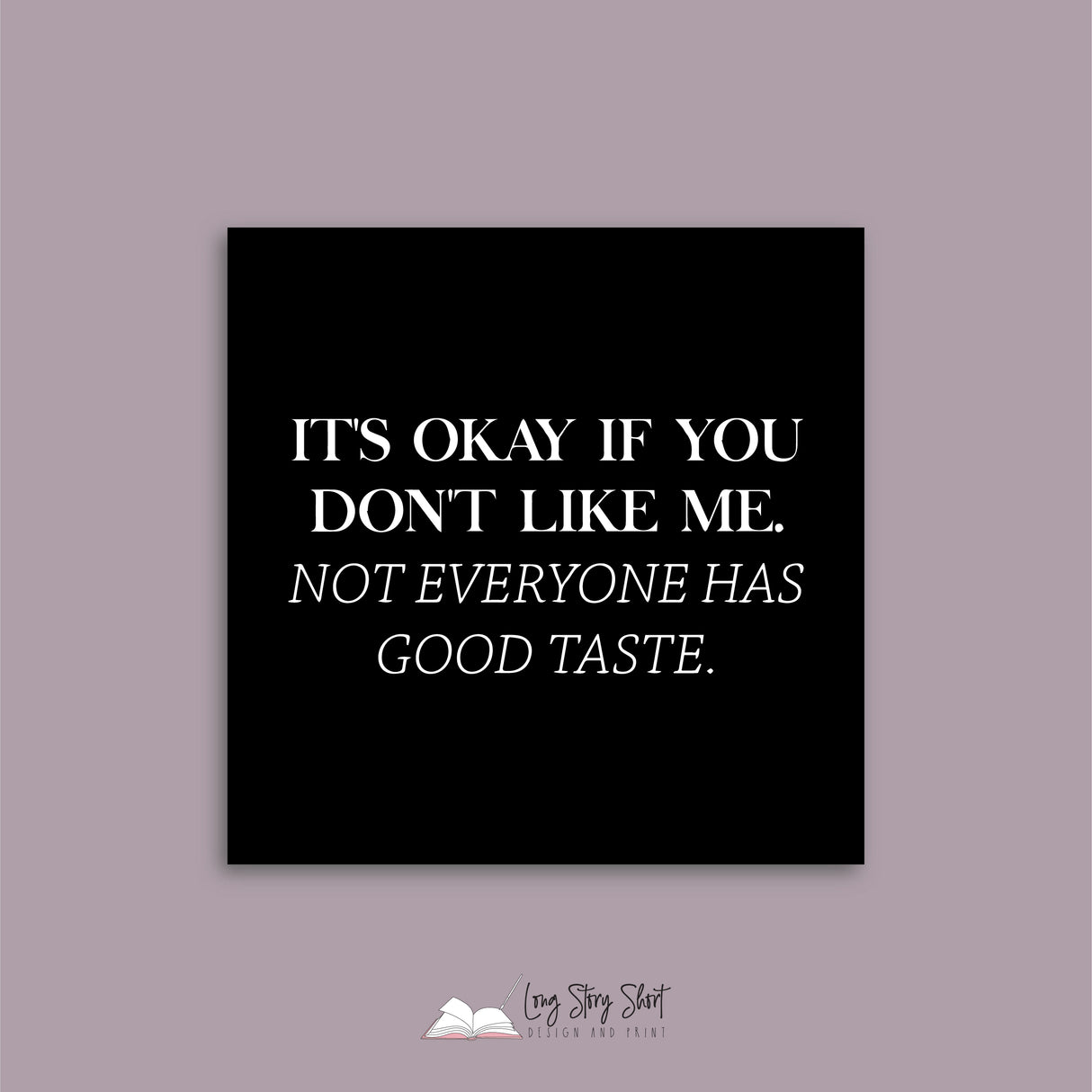 Black It's OK Vinyl Label Pack