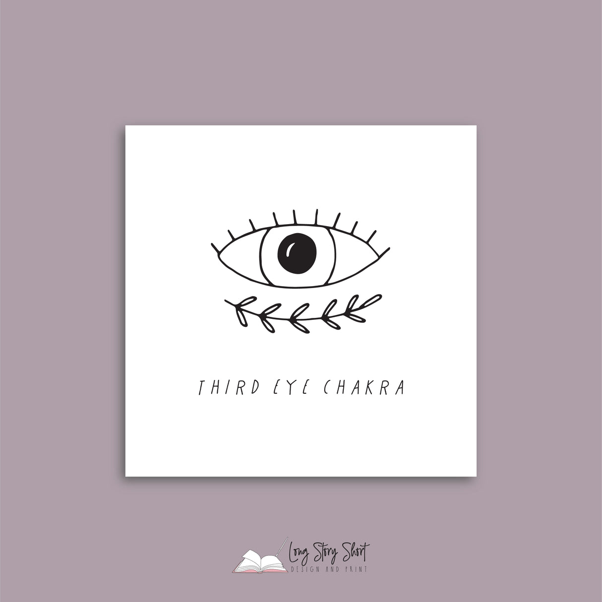 White Illustrated Chakra Vinyl Label Pack
