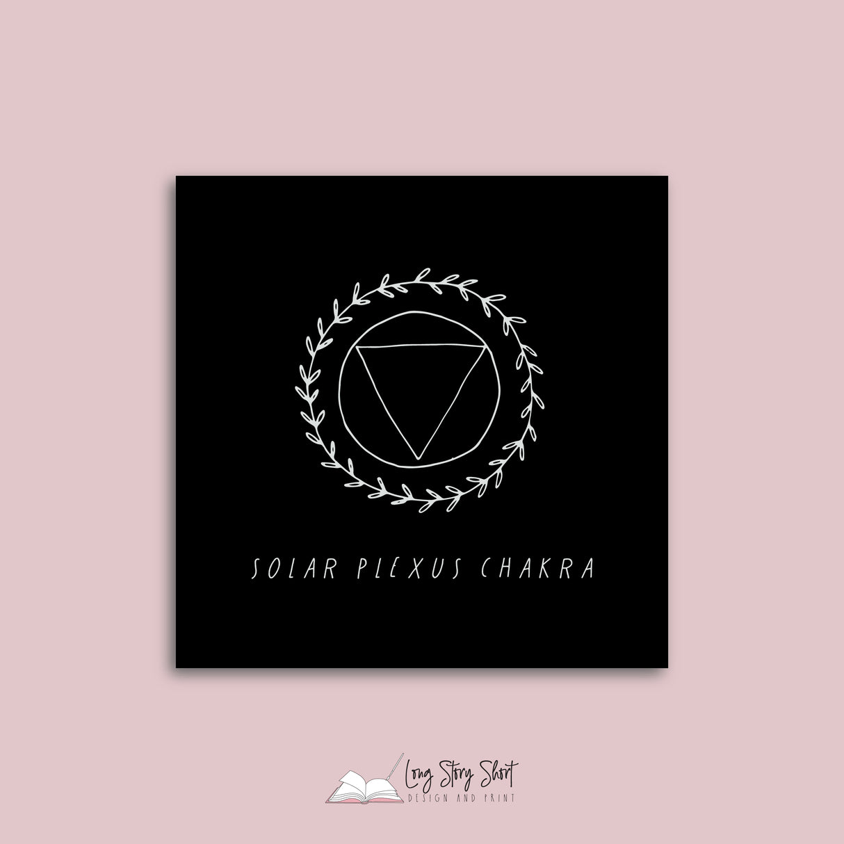 Black Illustrated Chakra Vinyl Label Pack
