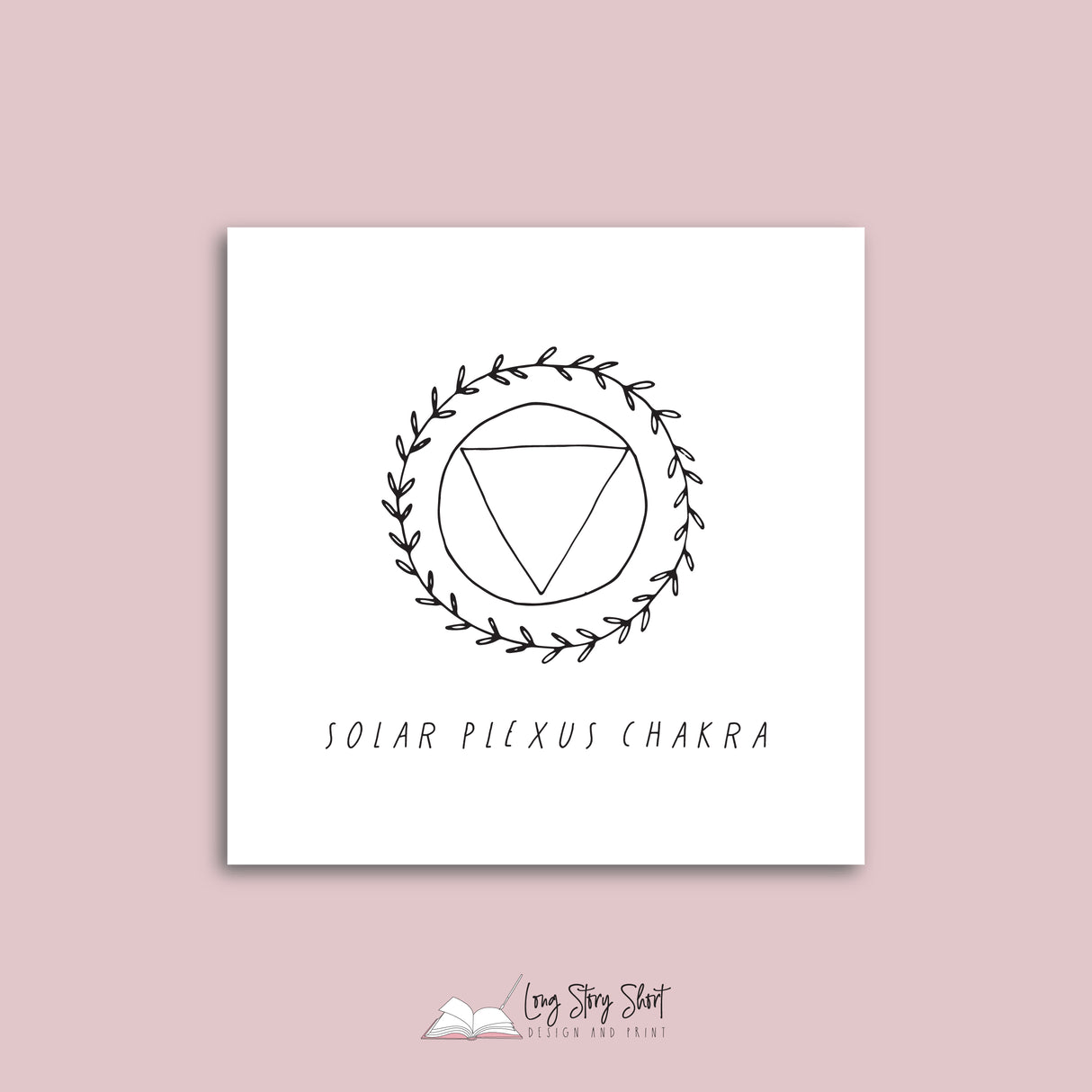 White Illustrated Chakra Vinyl Label Pack