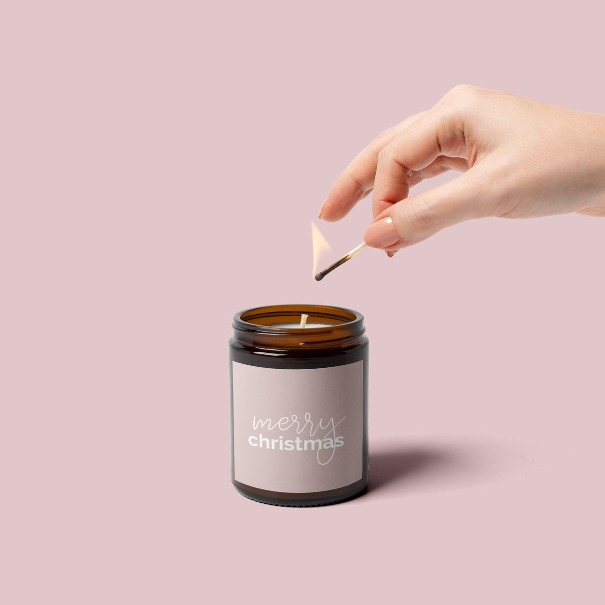 Warm Winter Wishes Christmas Vinyl Label Pack Square Matte/Gloss