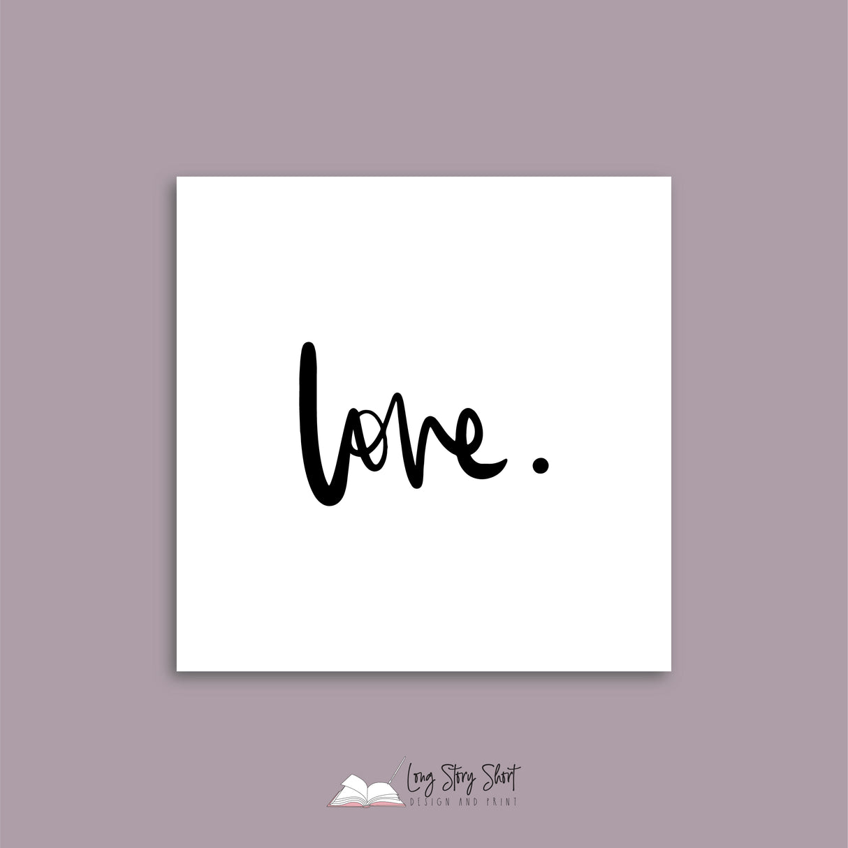 White Hand Lettered Christmas Vinyl Label Pack Square Matte/Gloss