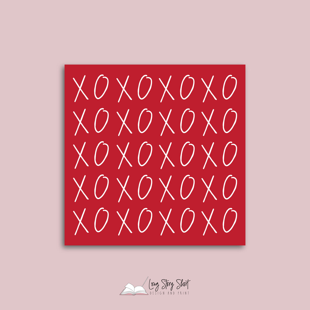Xoxo Valentines Day Vinyl Label Pack