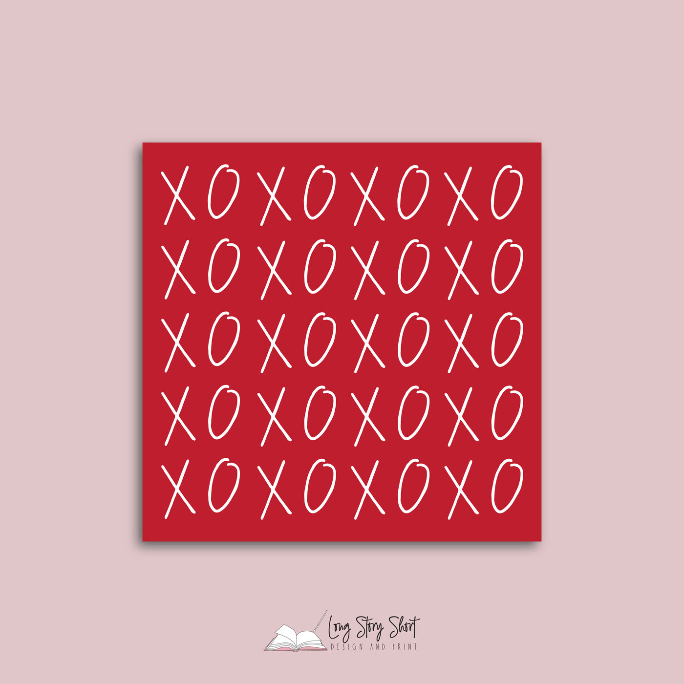 Xoxo Valentines Day Vinyl Label Pack