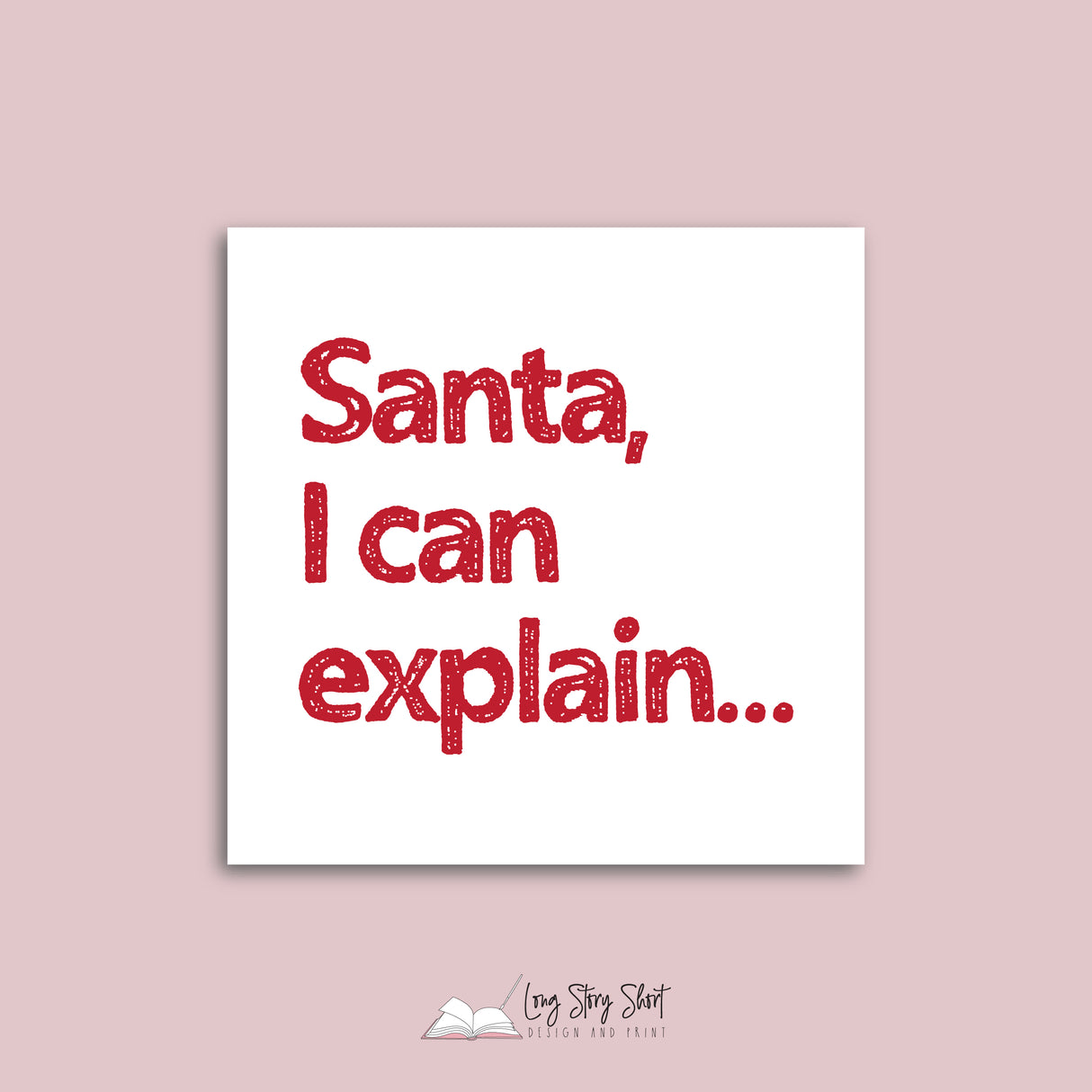 Naughty or Nice Vinyl Label Pack Square Matte/Gloss