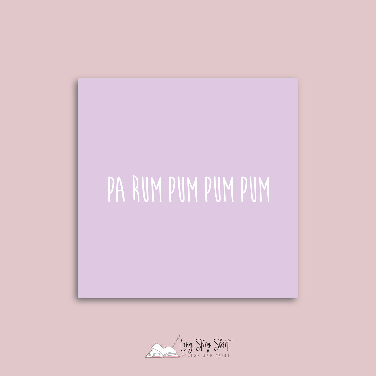 Fa la la Lilac Vinyl Label Pack Square Matte/Gloss