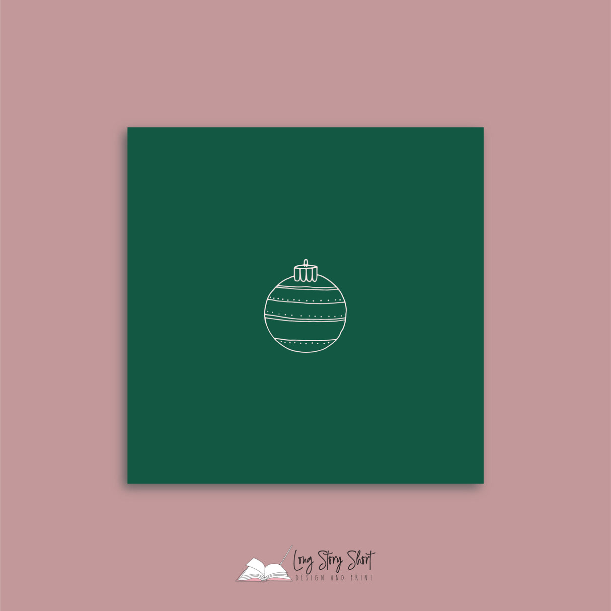 Merry Chrissie Christmas Vinyl Label Pack Square Matte/Gloss