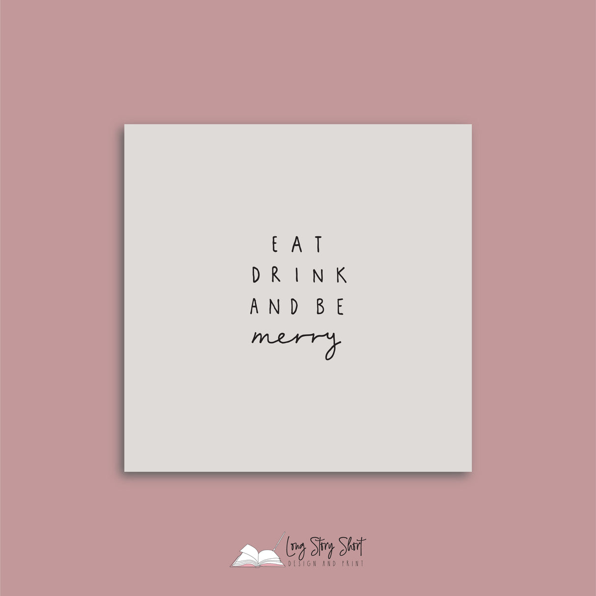 Christmas Treatments Nude Vinyl Label Pack Square Matte/Gloss