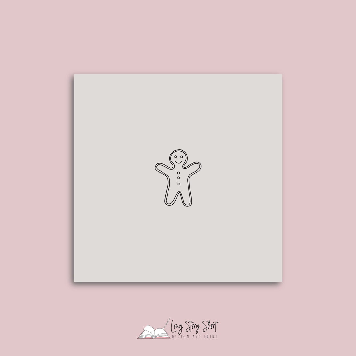 Christmas Cookies Nude Vinyl Label Pack Square Matte/Gloss