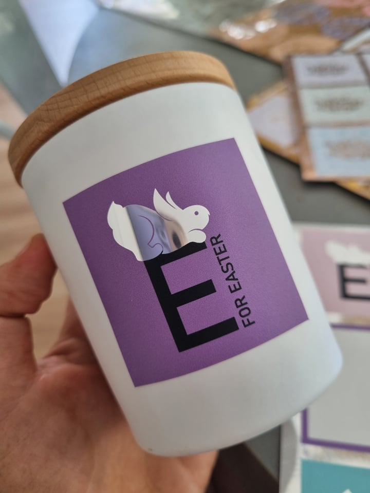 E for Easter Bunny Vinyl Label Pack (Square) Matte/Gloss/Foil