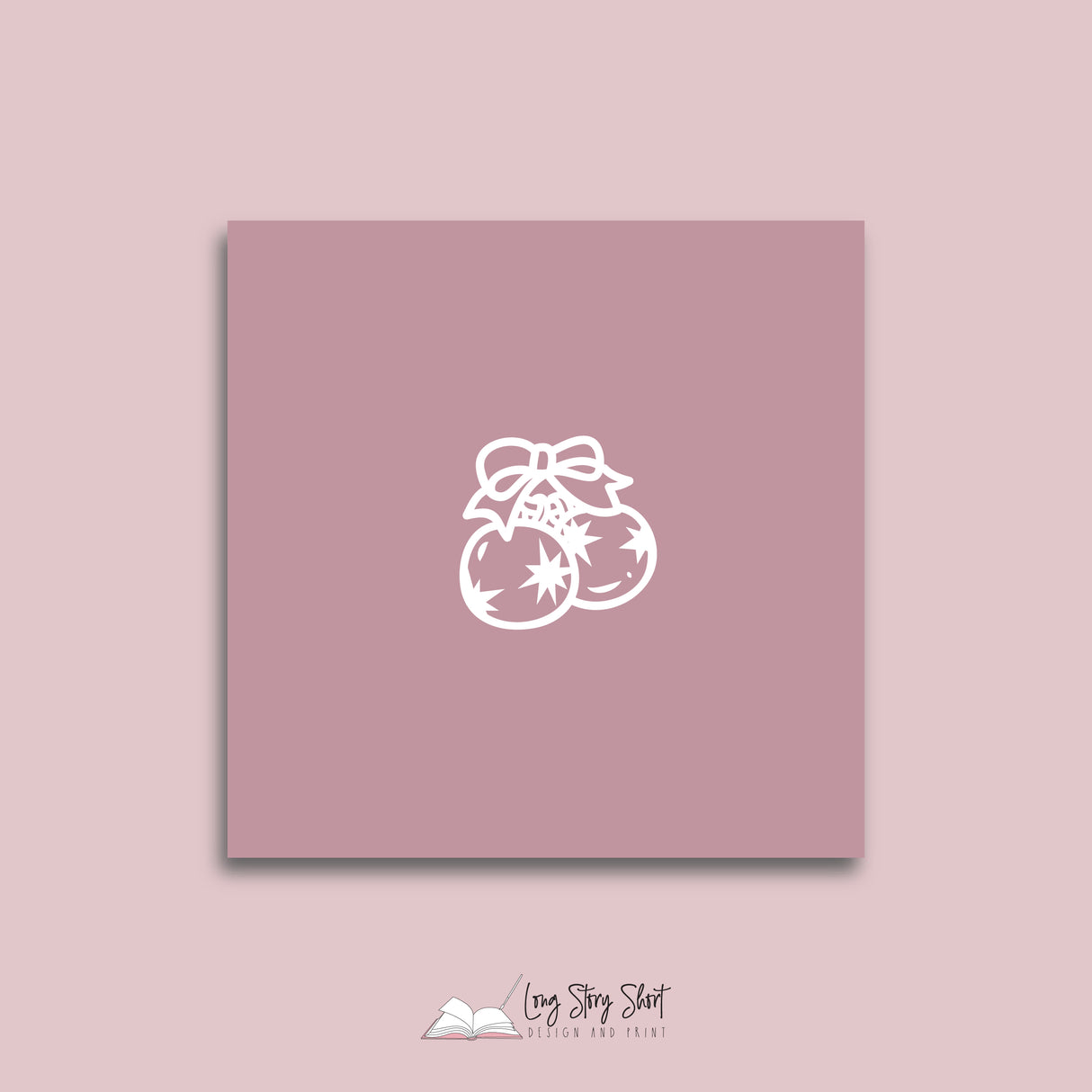 Rocking the Christmas Tree Pink Vinyl Label Pack Square Matte/Gloss