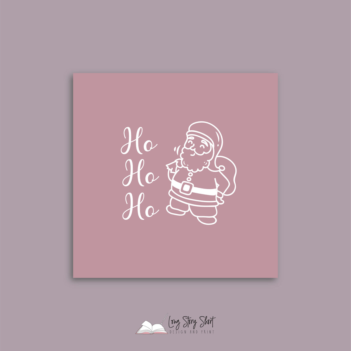 Christmas Greetings Pink Vinyl Label Pack Square Matte/Gloss