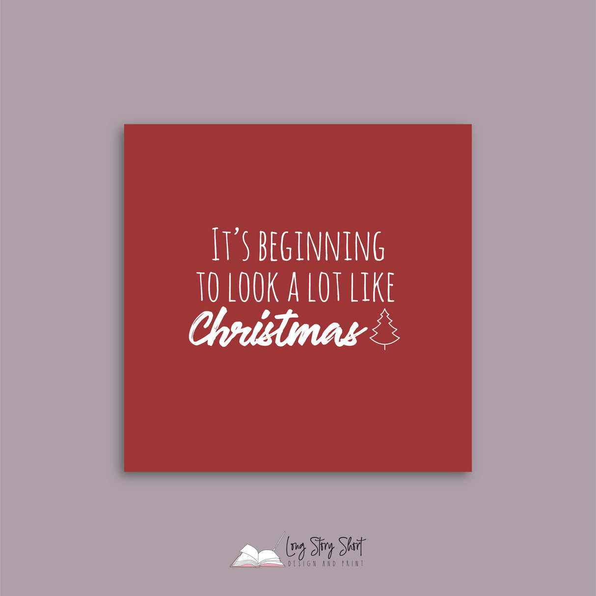 Joy to the World Red Vinyl Label Pack Christmas Square Matte/Gloss