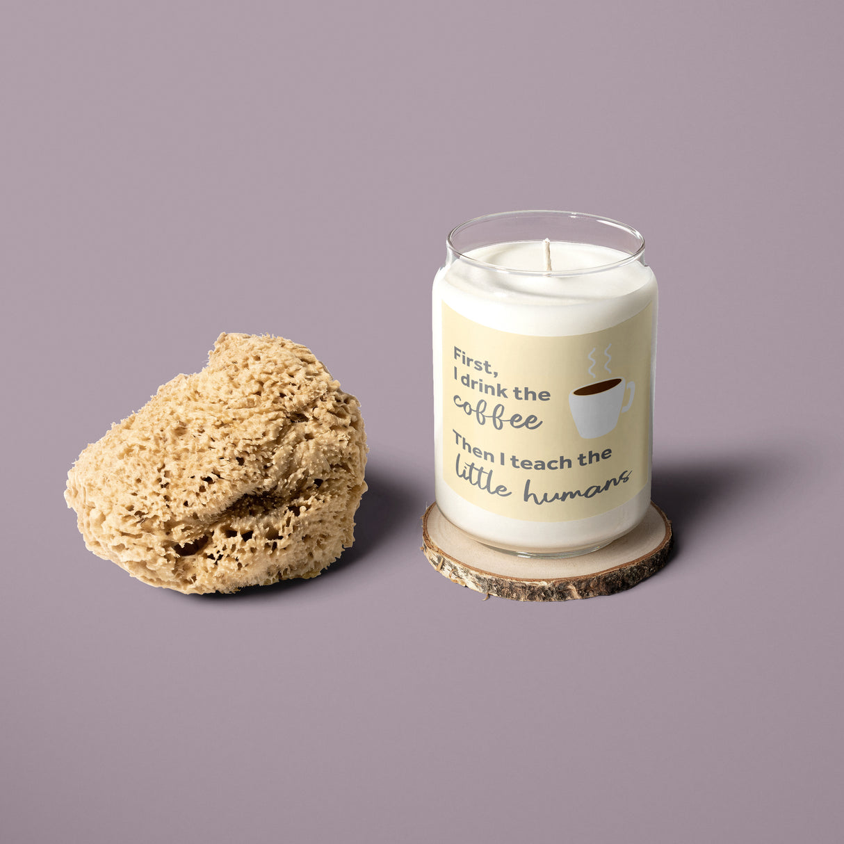 Caffeinate & Educate Vinyl Square Teacher Label Pack Matte/Gloss